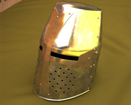 Crusader Helmet 3D model