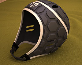Шлем для регби 3D модель