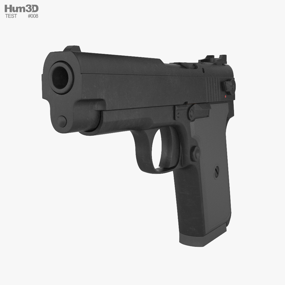 Test Pistol 3d model