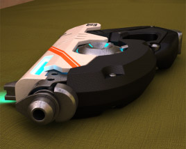 Tracer gun 3D model