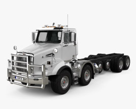 Western Star 4800 SB TS Day Cab Chassis Truck 2016 3D model