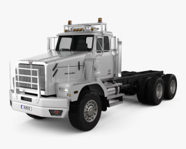 Western Star 6900 XD Chassis Truck 2020 3D model