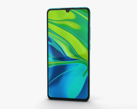 Xiaomi Mi Note 10 Aurora Green 3D-Modell