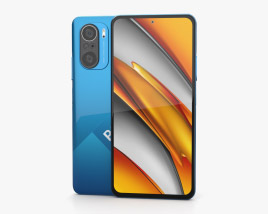 Xiaomi Poco F3 Deep Ocean Blue Modèle 3D