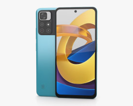 Xiaomi Poco M4 Pro Cool Blue 3D model