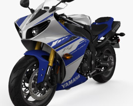 Yamaha R1 2014 3Dモデル