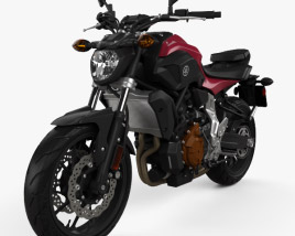 Yamaha MT-07 2015 3D model