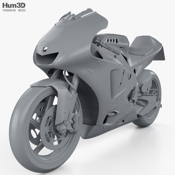 STL file Yamaha YZR M1 MotoGP 2017 🏍️・3D print design to download・Cults