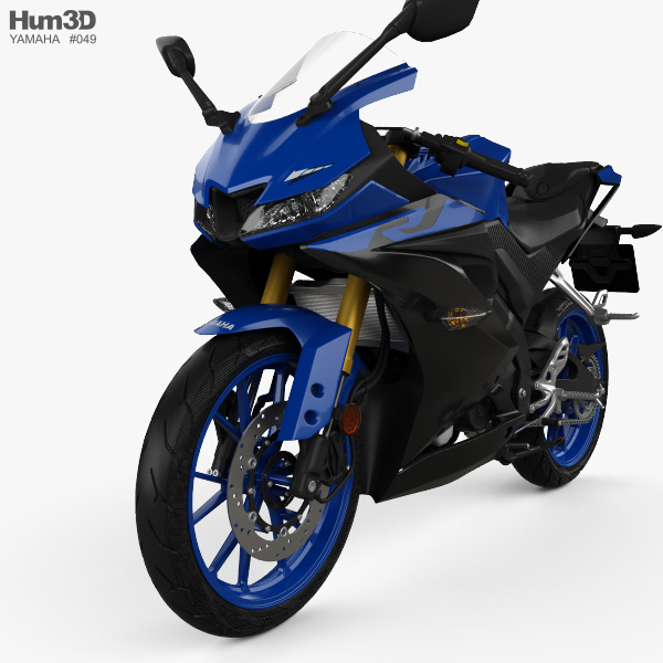 Yamaha YZF-R125 2019 3D model
