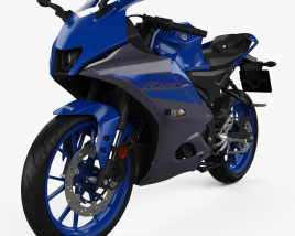 Yamaha YZF R125 2024 3D模型