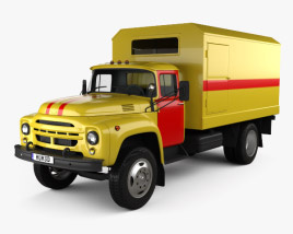 ZIL 130 Service Truck 1994 3D-Modell