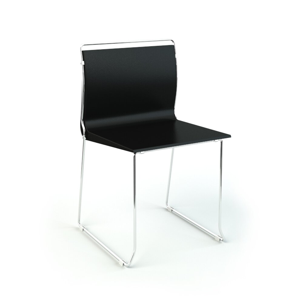 Modern Sleek Chair Modello 3D